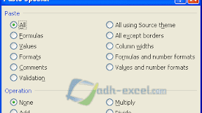 Menggunakan Skip Blanks dan Transpose Dalam Menu Paste Special Excel