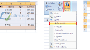 Menghapus Beberapa Baris dan Kolom Kosong Didalam Tabel Microsoft Excel
