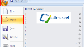 Cara Membuka File Excel Dengan Menu Open, Double Klik dan Klik Kanan