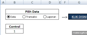 Membuat Hyperlink Dari Pilihan Tombol Options di Excel