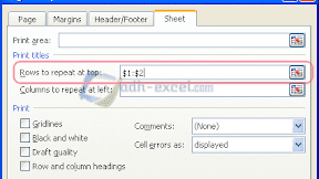 Cara Print Judul Tabel Berulang Disetiap Halaman Excel