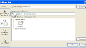 Cara Membuat Link Antar Sheet dalam Excel