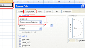 Cara Meletakan Teks Ditengah Tanpa Merge Cell Di Excel