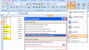 Mencari Data Unik Dan Data Ganda Dari Dua Sumber Yang Berbeda Dalam Excel