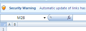 Cara Menghilangkan Warning Automatic Update of Links Has Been Disabled Dalam Microsoft Excel