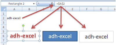 menampilkan isi cell kedalam wordart