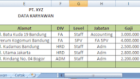 Cetak Data Karyawan Dengan Menampilkan Foto Dalam Excel