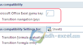 Cara Mengetik Garis Miring ( / ) Dalam Cell Microsoft Excel
