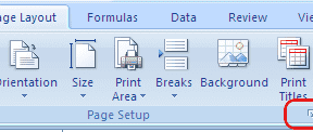 Cara Menampilkan Menu Page Setup Dalam Microsoft Excel