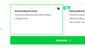 Konversi atau Mengubah File PDF ke File Excel