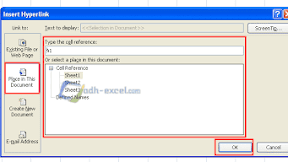 Custom Hyperlink Dengan Object Dalam Excel