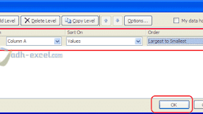 Mengurutkan Data Dari Terbesar ke Terkecil dan Sebaliknya di Excel