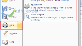 Mencetak Dokumen atau Print File Excel Dengan Dua Langkah Mudah