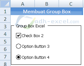 Membuat Group Box dalam Exce