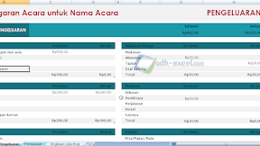 Membuat Anggaran Acara Sederhana Dengan Menggunakan Template Excel - Bagian I