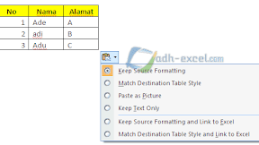 Cara Mudah Copy Tabel Dalam Excel ke Microsoft Word