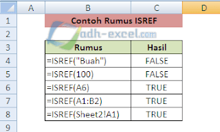 rumus isref di excel