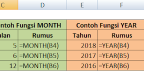 Membuat Tanggal Otomatis Dengan Menggunakan Rumus Pada Microsoft Excel