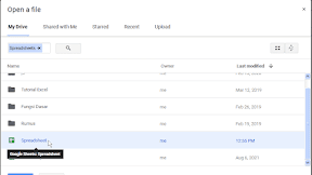 Cara Membuka File Google Sheet Dalam Google Drive